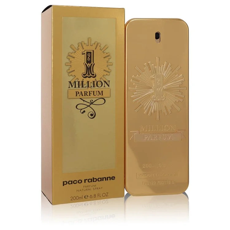 Paco Rabanne 1 Million Eau de Toilette – iconic spicy leather scent in gold bar-shaped bottle. 200ml