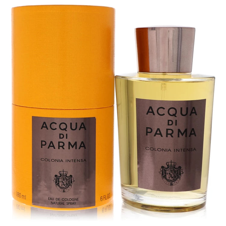 Acqua di Parma Colonia Intensa – rich woody citrus cologne in amber bottle with bronze cap. 177ml