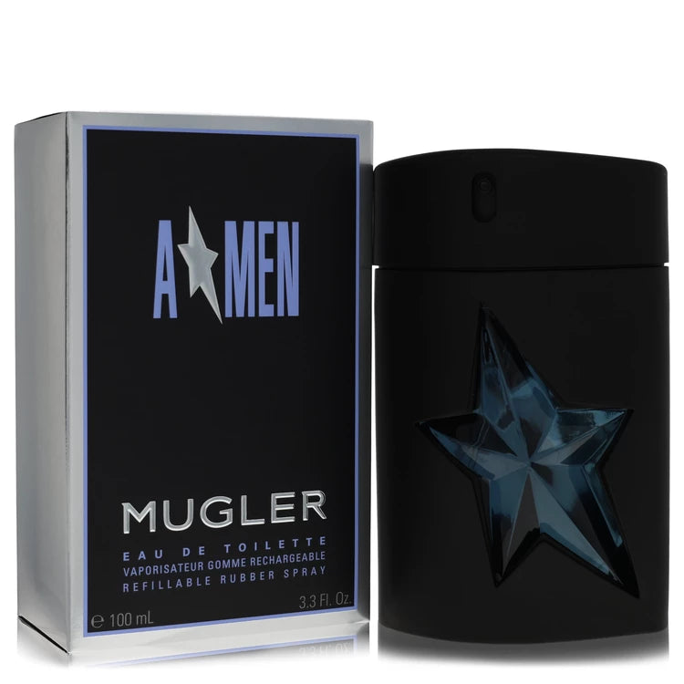 Mugler Angel Men Refillable Rubber Eau de Toilette for men at Scent Haven 100ml