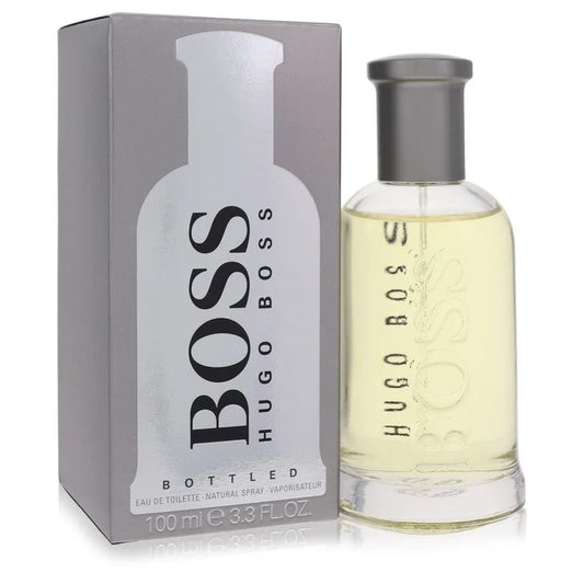 Hugo Boss Bottled No. 6 Eau de Toilette – classic woody spicy cologne in clear bottle with metallic cap 100ml