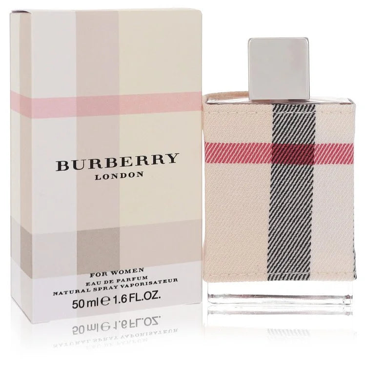 Burberry London for women – elegant floral scent wrapped in classic Burberry fabric bottle. 50ml