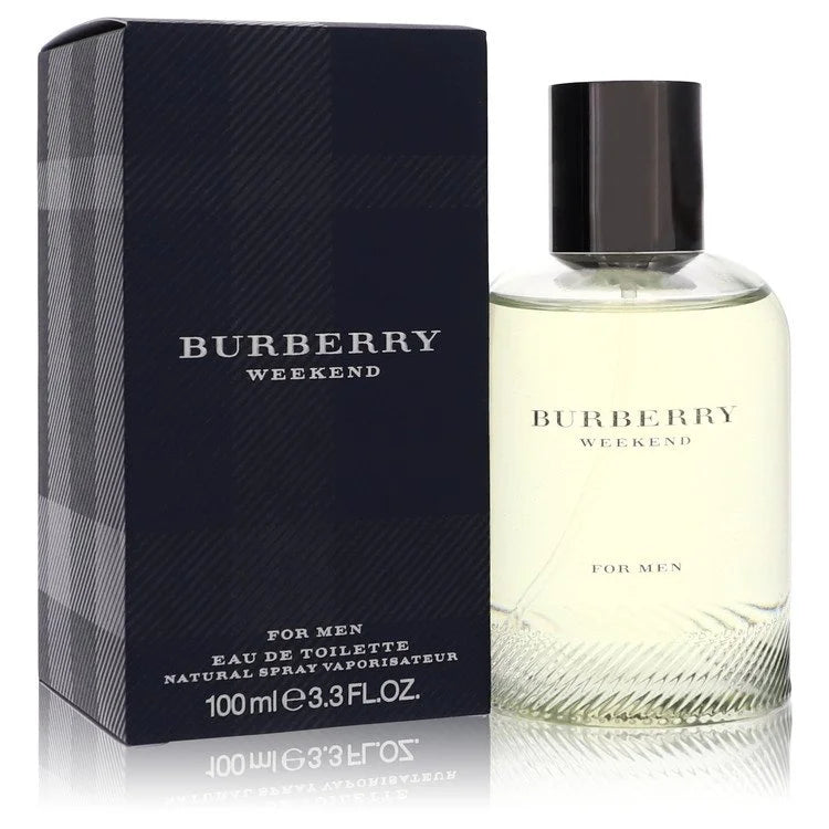 Burberry Weekend for Him – fresh citrus and musk fragrance in classic rounded bottle with minimalist logo. 100ml