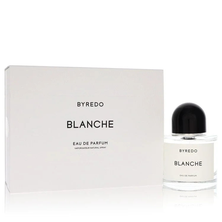 Byredo Blanche Eau de Parfum bottle and packaging on a white background 100ml
