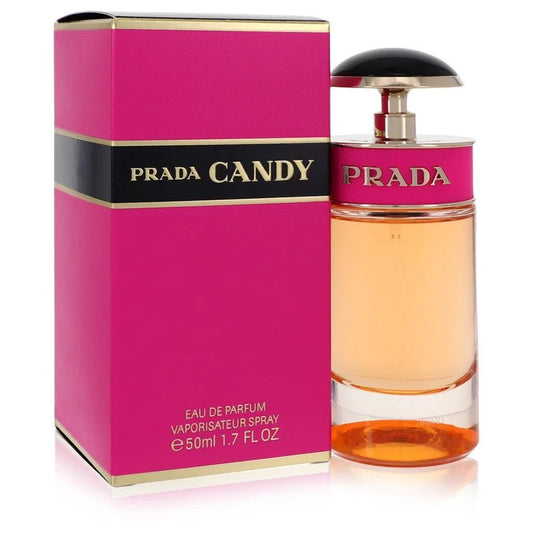 Prada Candy Florale – delicate floral fragrance with sweet undertones in soft pink bottle with white cap. 50ml