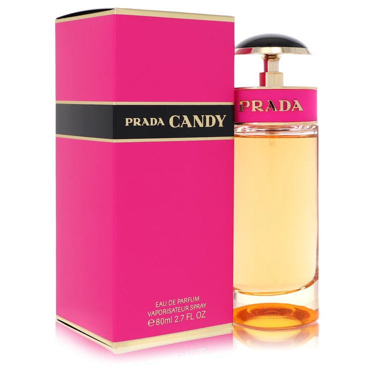 Prada Candy Florale – delicate floral fragrance with sweet undertones in soft pink bottle with white cap. 80ml