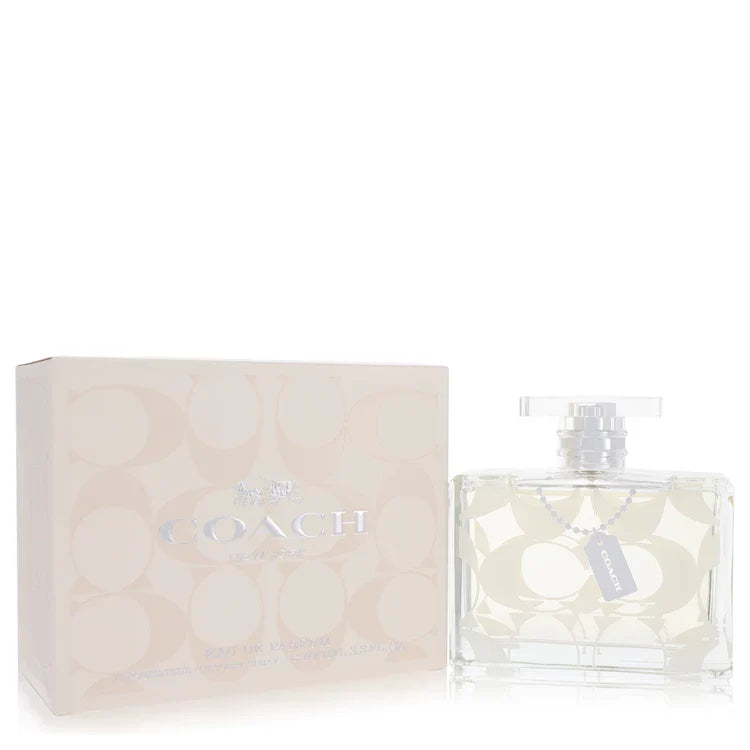 Coach Signature perfume – classic women’s fragrance in engraved bottle with iconic horse and carriage logo. 100ml