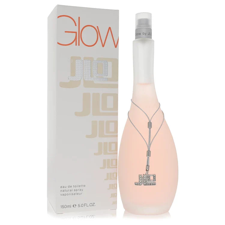 Jennifer Lopez Glow perfume – iconic soapy floral fragrance in frosted white bottle with JLo charm. 200ml