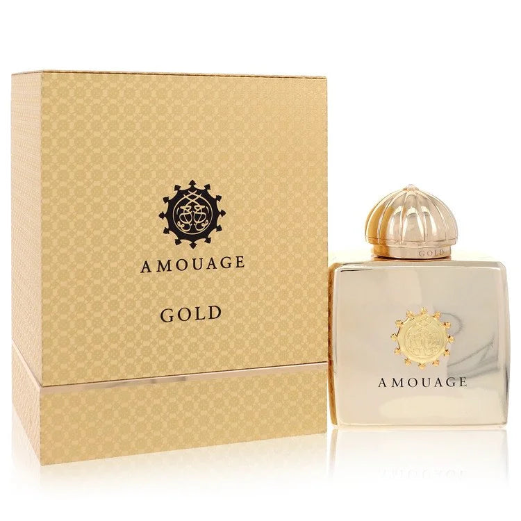 Amouage Gold – regal floral woody scent in luminous gold bottle with classic design. 100ml