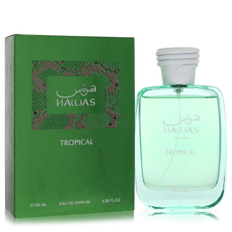 Rasasi Hawas Tropical Eau de Parfum for men at Scent Haven 100ml