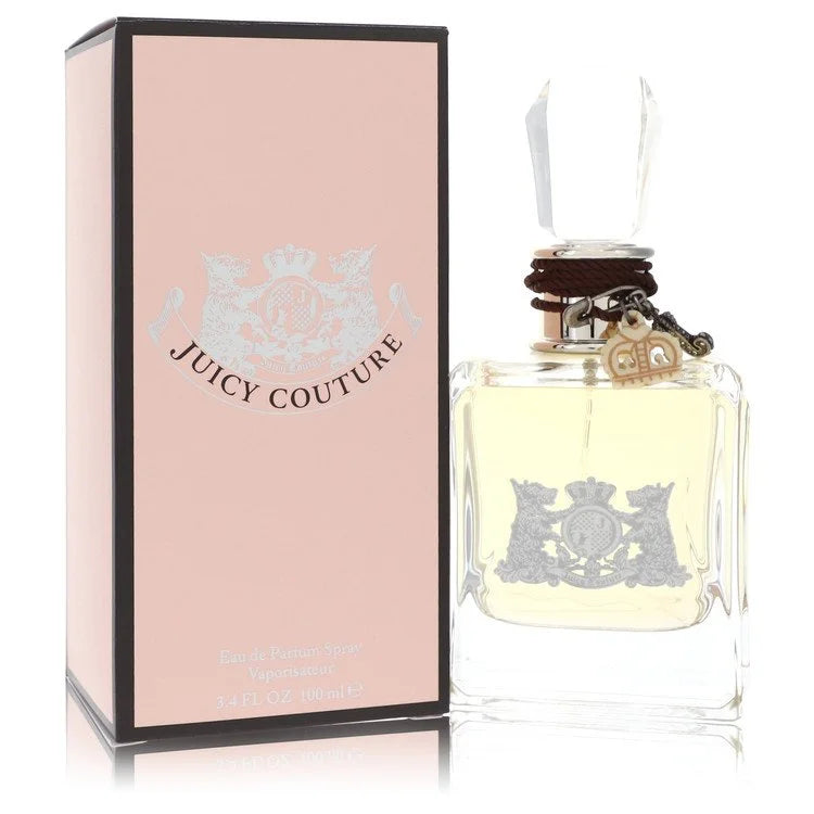 Juicy Couture perfume – classic women’s fragrance in vintage-style bottle with crest logo. 100ml