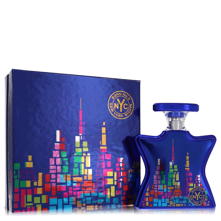 Bond No. 9 New York Nights Eau de Parfum 100ml Bottle – Unisex Amber Gourmand Fragrance