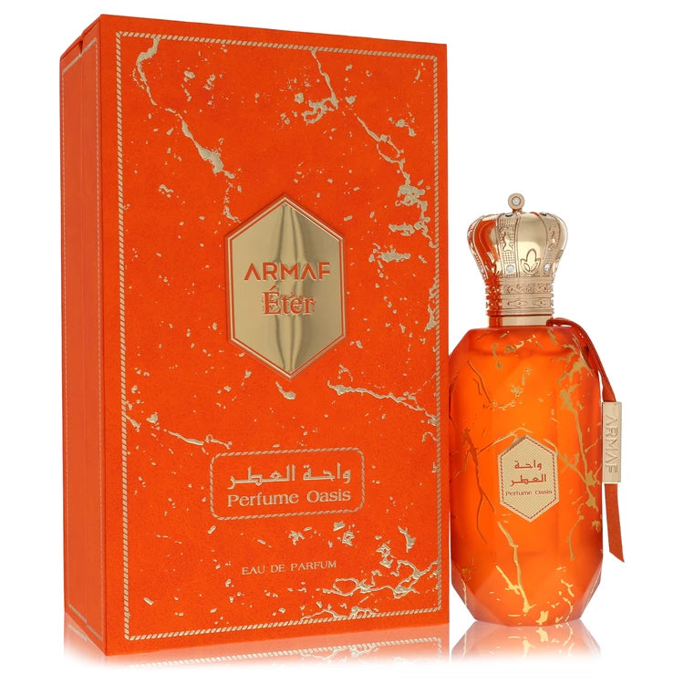 Armaf Perfume Oasis perfume bottle and packaging on a white background 100ml