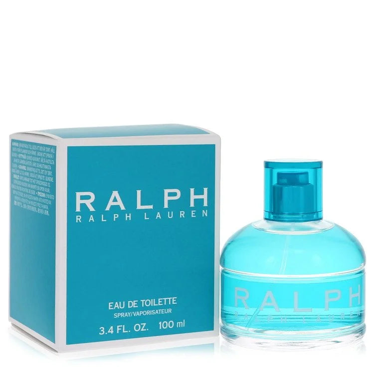 Ralph by Ralph Lauren – youthful fruity floral scent in vibrant turquoise bottle with colorful cap. 100ml