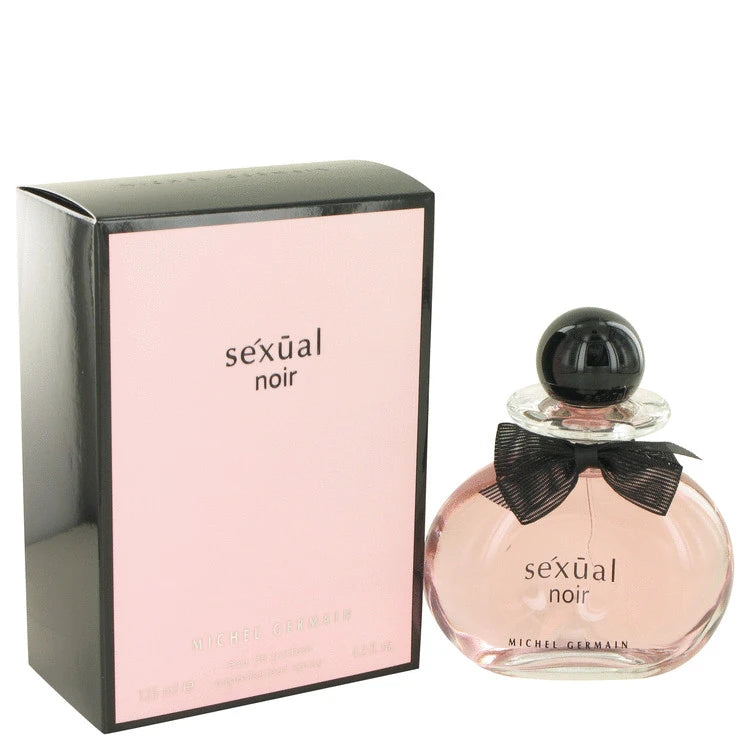 Michel Germain Sexual Noir for women – deep floral amber scent in sleek black bottle with gold accents. 125ml