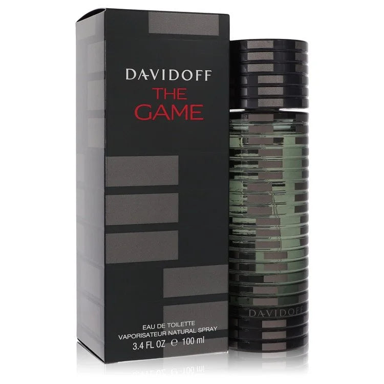 Davidoff The Game perfume bottle and packaging on a white background 100ml