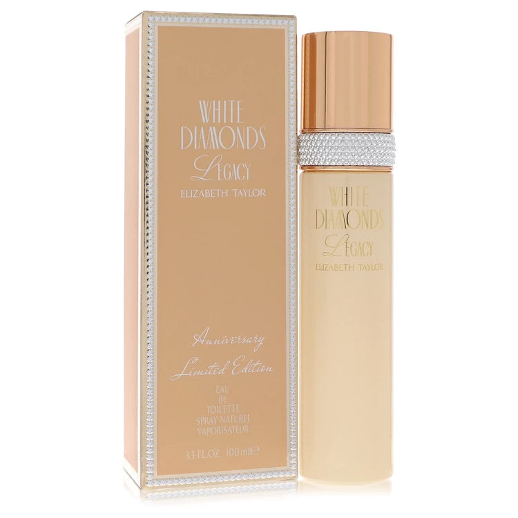 White Diamonds Legacy perfume bottle and packaging on a white background 100ml