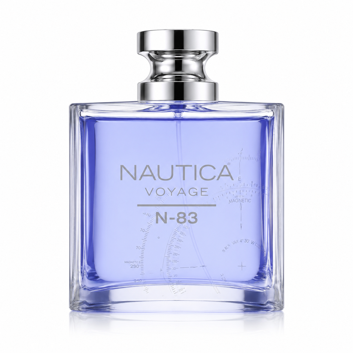 Nautica Voyage N-83 cologne – ocean-inspired men’s scent in navy blue bottle. 100ml