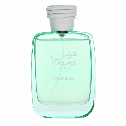 Rasasi Hawas Tropical Eau de Parfum for men at Scent Haven 100ml