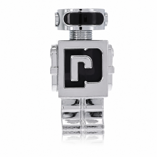 Paco Rabanne Phantom – futuristic aromatic fragrance for men in chrome robot-shaped bottle 100ml
