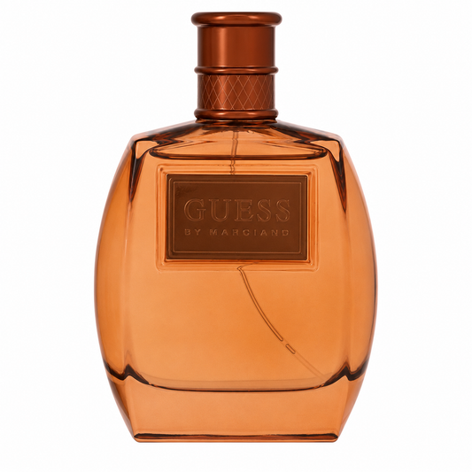 Guess by Marciano men's perfume bottle on a white background 100ml