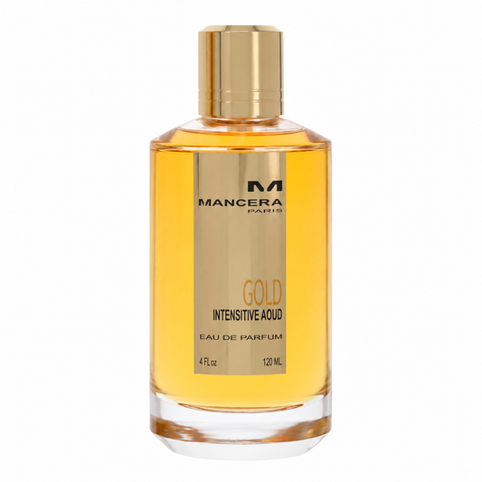 Mancera Intensitive Aoud Gold Eau de Parfum unisex fragrance at Scent Haven 120ml