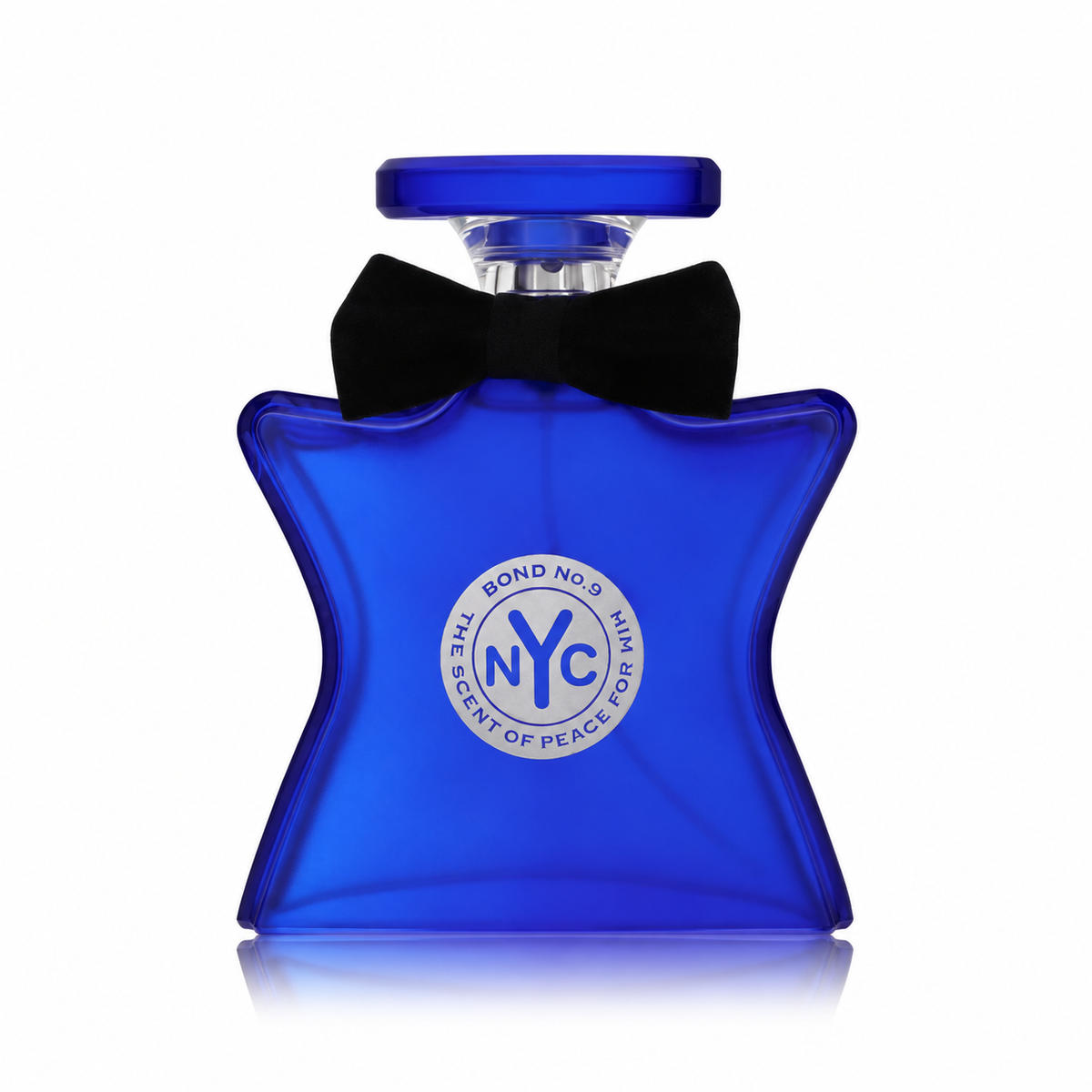 Bond No. 9 The Scent of Peace for Him Eau de Parfum 100ml Bottle – Men’s Woody Citrus Cologne Blue Bottle with Bow Tie.