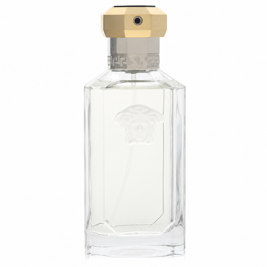 Versace The Dreamer – romantic aromatic cologne in frosted glass bottle with gold cap. 100ml