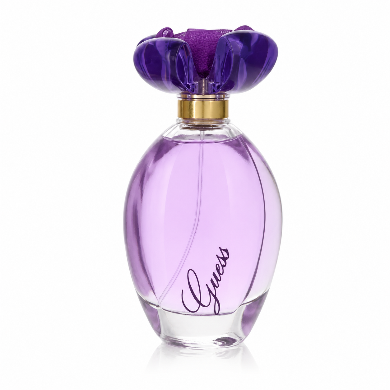 Guess Girl Belle perfume bottle on a white background 100ml