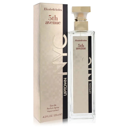 Elizabeth Arden 5th Avenue perfume bottle and packaging on a white background 125ml