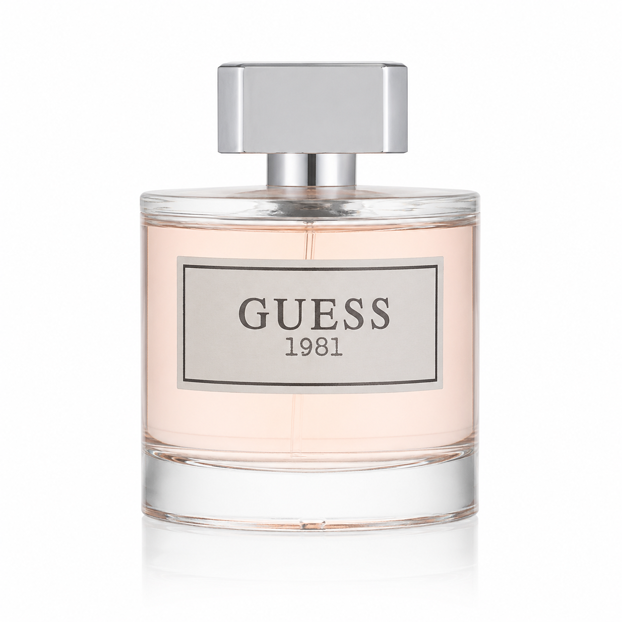 Guess 1981 women's perfume bottle on a white background 100ml