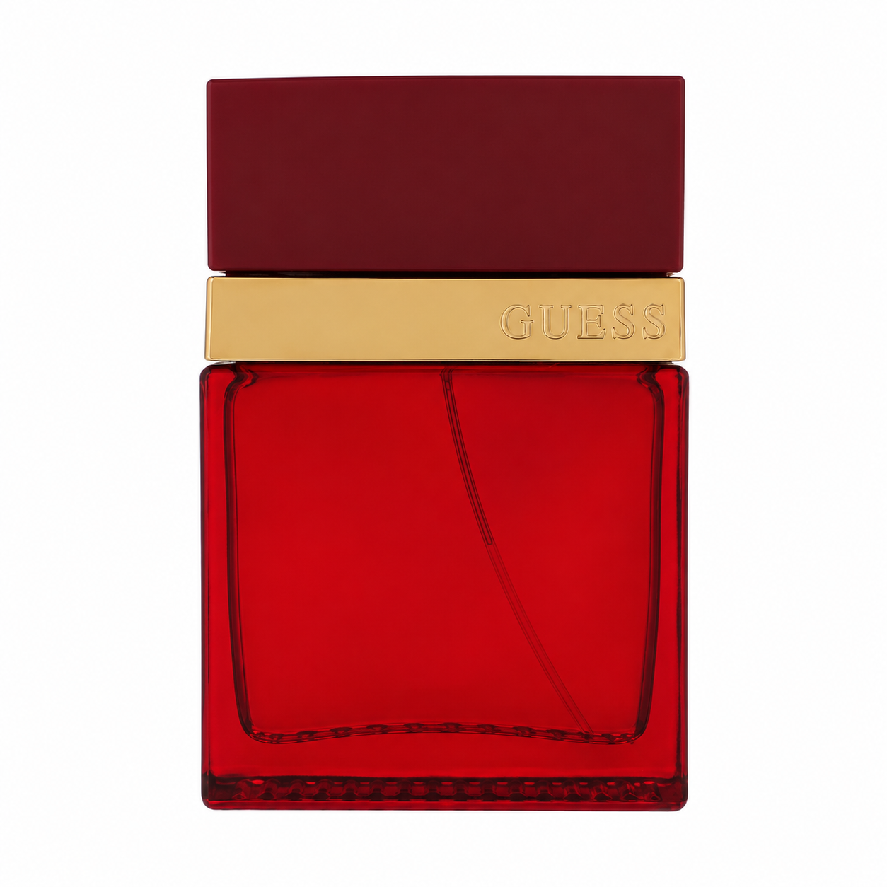Guess Seductive Homme Red perfume bottle on a white background 100ml