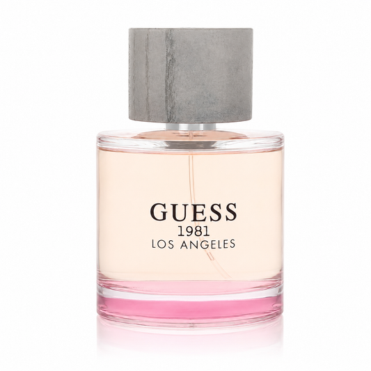 Guess 1981 Los Angeles perfume bottle on a white background 100ml