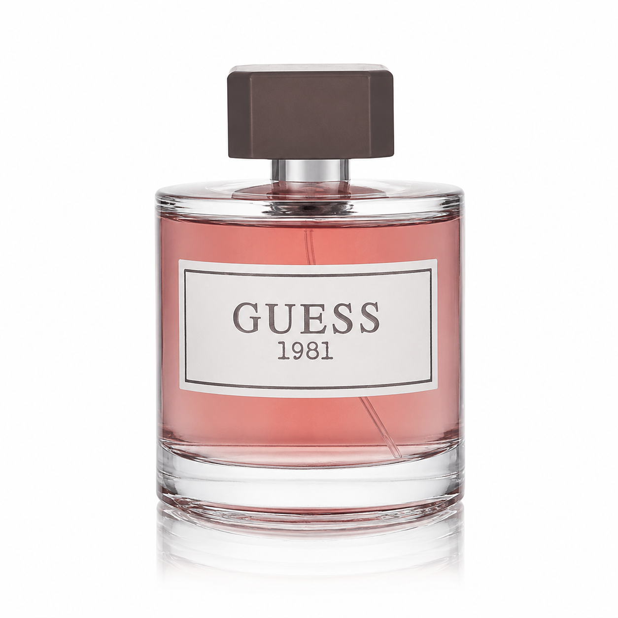 Guess 1981 men's perfume bottle on a white background 100ml