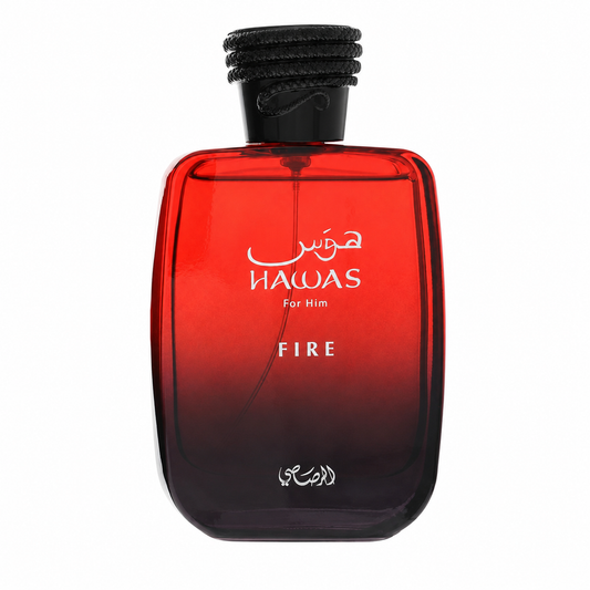 Rasasi Hawas Fire Eau de Parfum for men at Scent Haven 100ml