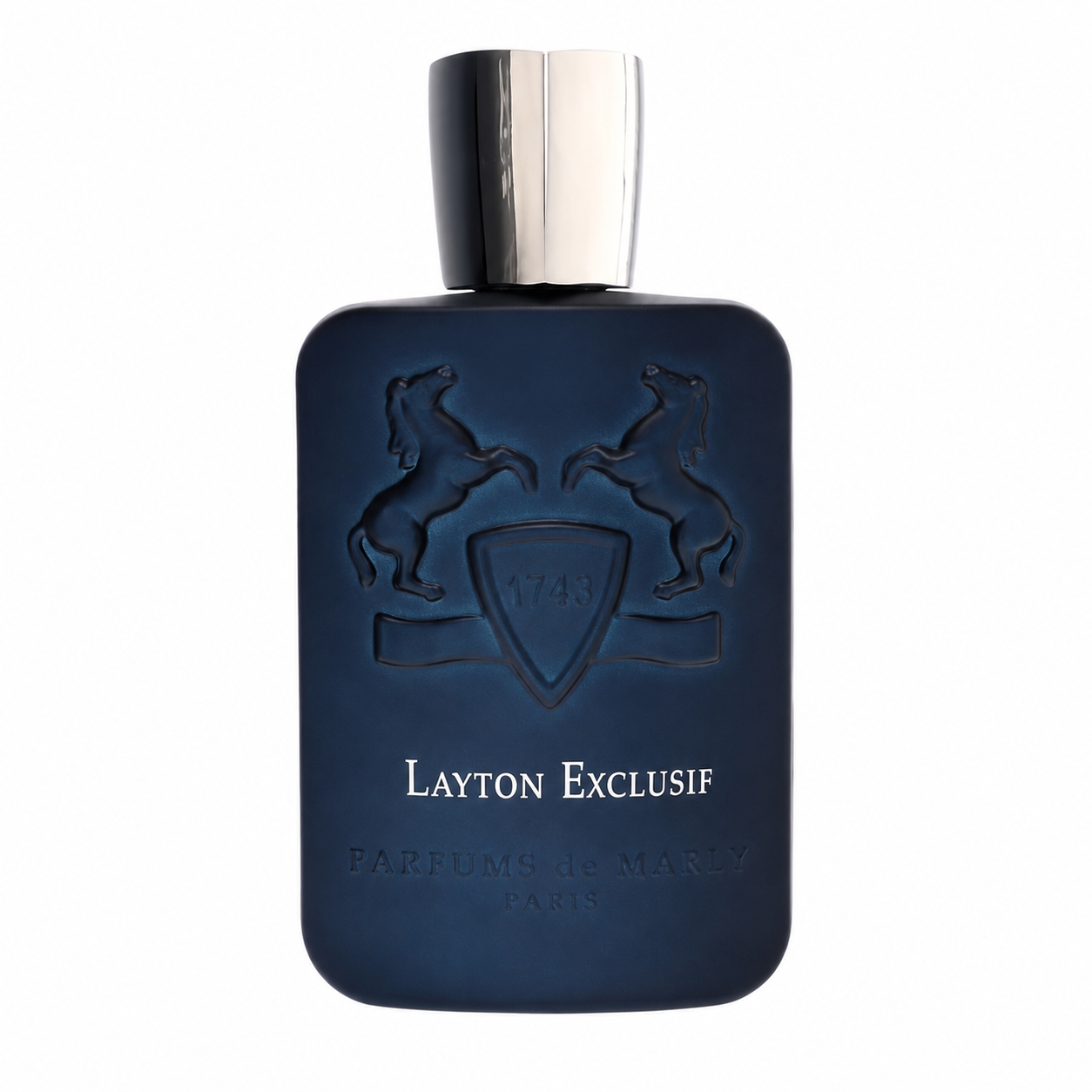 Parfums de Marly Layton Exclusif – intense oud and vanilla cologne in matte black bottle with silver cap. 125ml