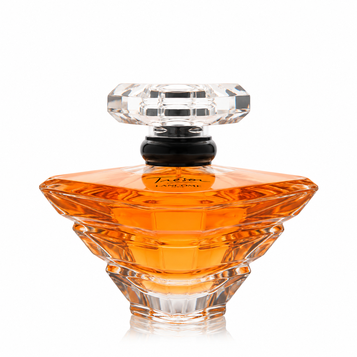 Lancome Trésor perfume – classic romantic scent in amber-hued bottle. 100ml