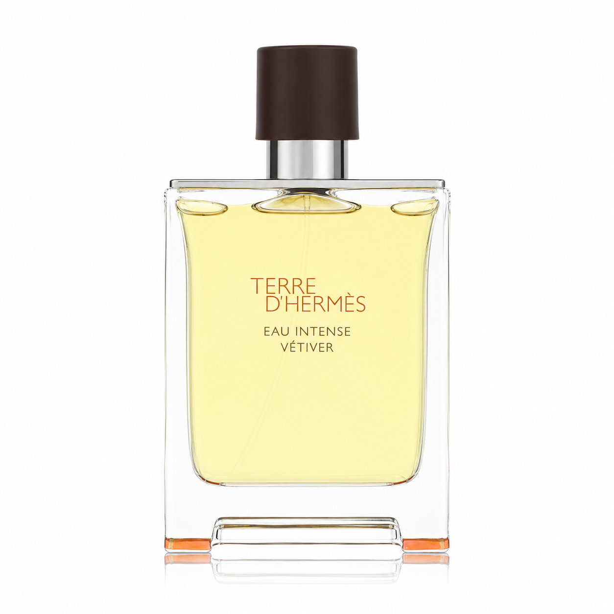 Hermès Terre d’Hermès Eau Intense Vétiver – bold earthy vetiver fragrance in dark amber bottle. 100ml