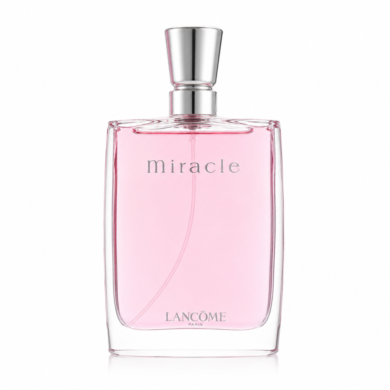 Lancome Miracle perfume – fresh spicy floral scent in pink bottle. 100ml