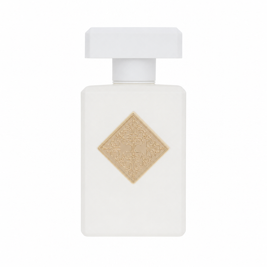 nitio Musk Therapy – calming white musk and citrus scent in sleek white bottle with gold detailing 90ml