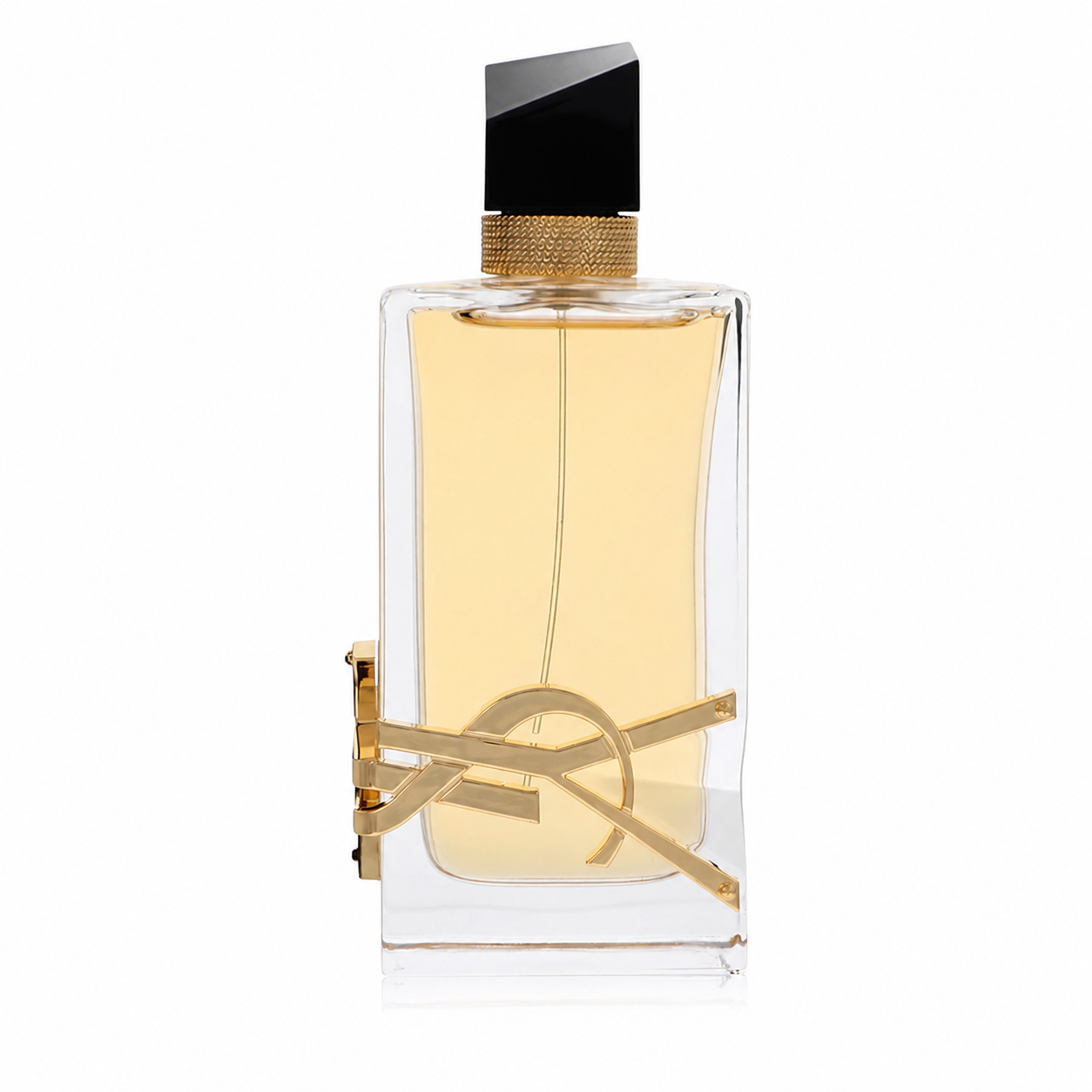 YSL Libre Eau de Parfum – powerful lavender and orange blossom scent in clear bottle with gold YSL emblem. 90ml