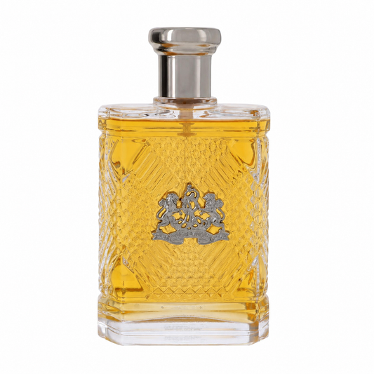 Ralph Lauren Safari – rugged woody aromatic scent in vintage-style glass bottle with silver embossed cap. 125ml