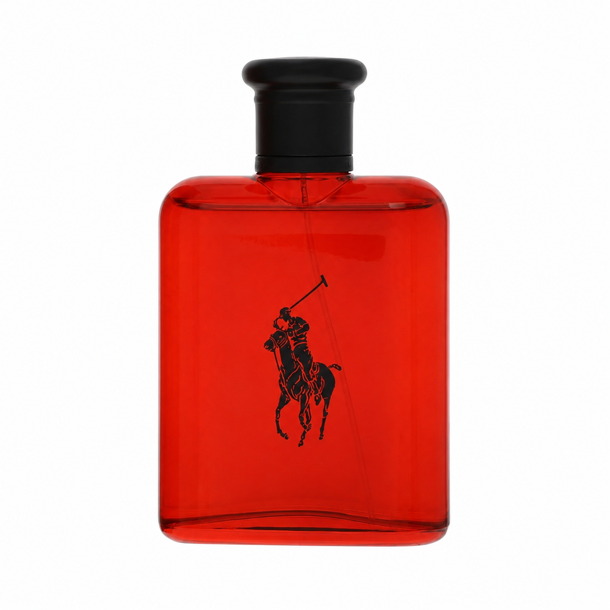 Ralph Lauren Polo Red Eau de Toilette – vibrant citrus woody scent in bold red bottle with silver cap. 125ml