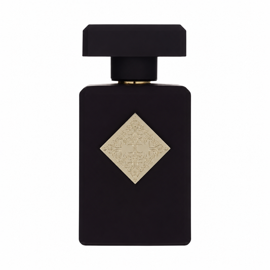 Initio Atomic Rose – explosive spicy rose fragrance in matte pink and black bottle with gold emblem. 90ml