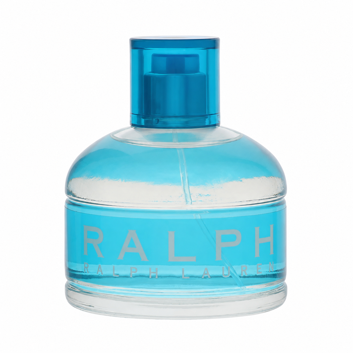 Ralph by Ralph Lauren – youthful fruity floral scent in vibrant turquoise bottle with colorful cap. 100ml