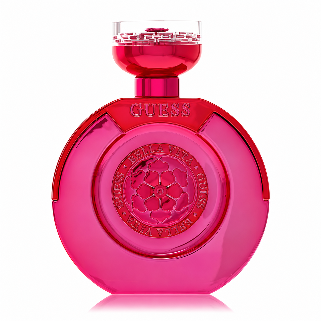 Guess La Mia Bella Vita perfume bottle on a white background 100ml