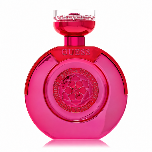 Guess La Mia Bella Vita perfume bottle on a white background 100ml