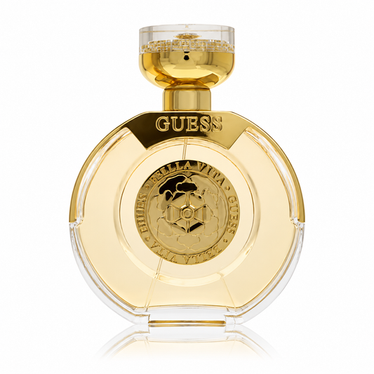 Guess Bella Vita perfume bottle on a white background 100ml