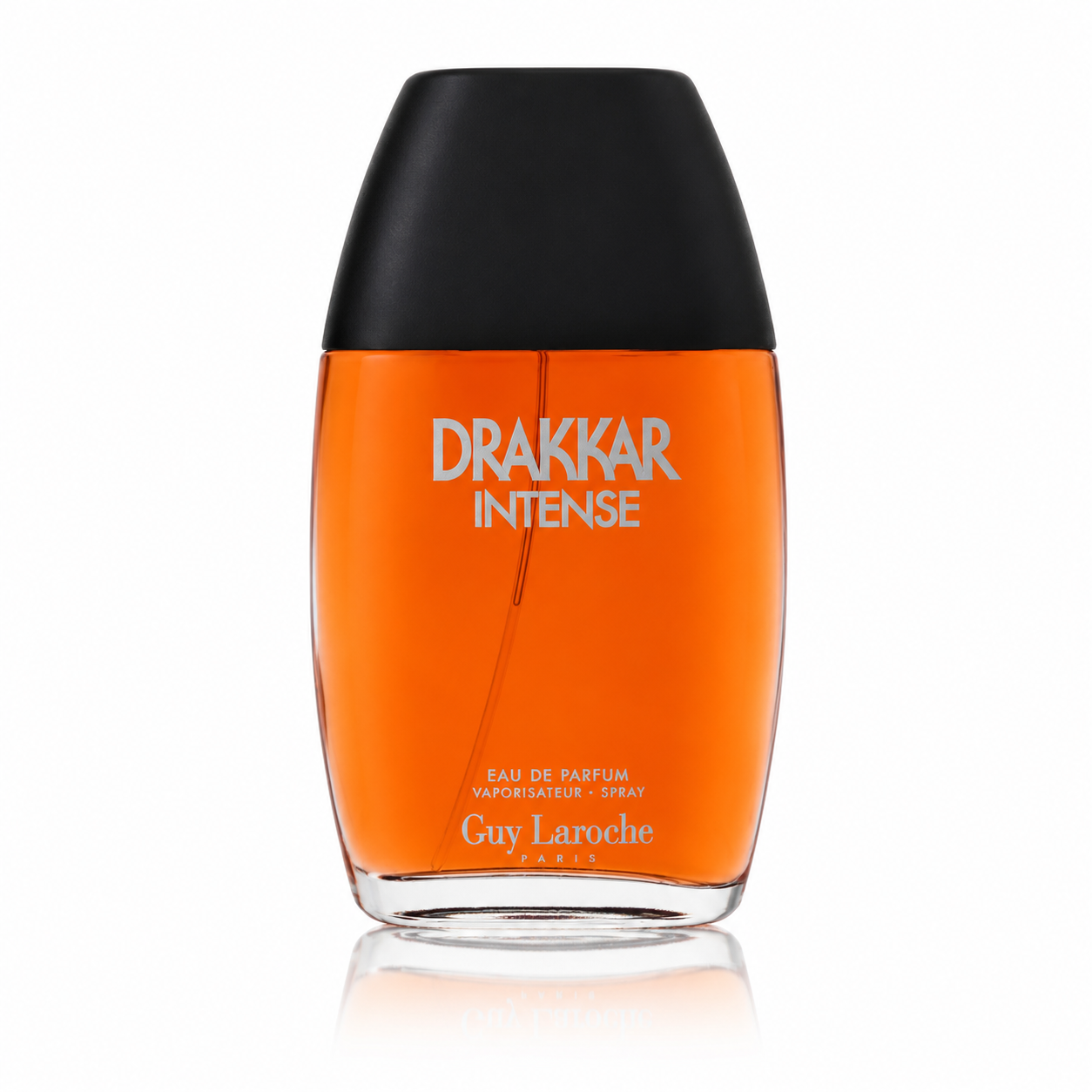 Guy Laroche Drakkar Intense – bold modern fougère fragrance in sleek black bottle with silver lettering. 100ml