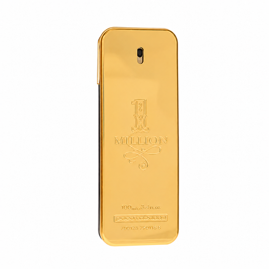 Paco Rabanne 1 Million Eau de Toilette – iconic spicy leather scent in gold bar-shaped bottle. 100ml
