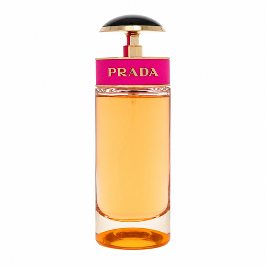 Prada Candy Florale – delicate floral fragrance with sweet undertones in soft pink bottle with white cap. 80ml